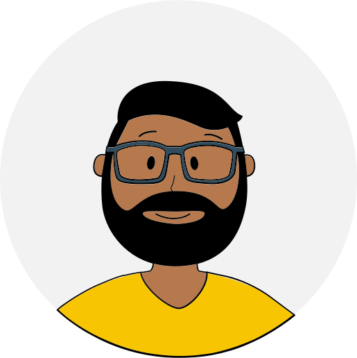 Man-with-Glass-Avatar-Vector